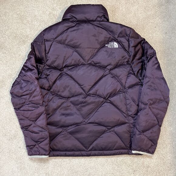 North Face Aconcagua Puffer Jacket Womens Small Purple 550 Fill Down Gorpcore - Picture 8 of 8